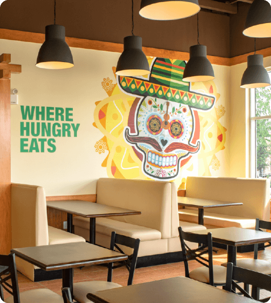 TacoTime light interior